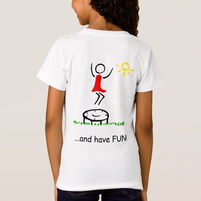 funny jumping T-Shirt (Back)