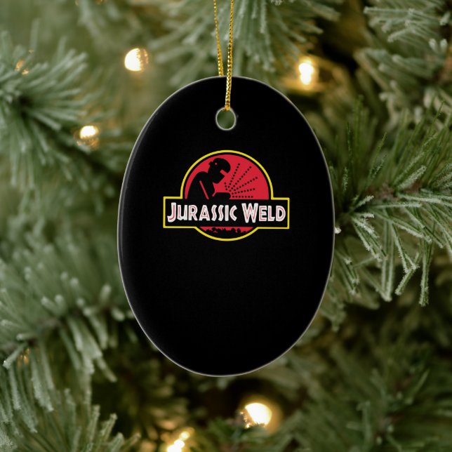 Funny Jurassic Weld Gifts Ceramic Tree Decoration (Tree)