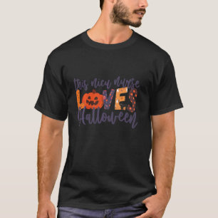 Funny Just An Nicu Nurse Who Loves Halloween Jack T-Shirt