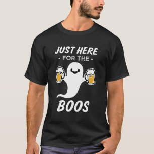 Funny Just here for the Boos mens Halloween shirt