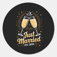 Funny Just Married Newlywed Honeymoon Couple 2026
