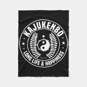 Funny Kajukenbo Design Karate Judo Kenpo Boxing Fleece Blanket