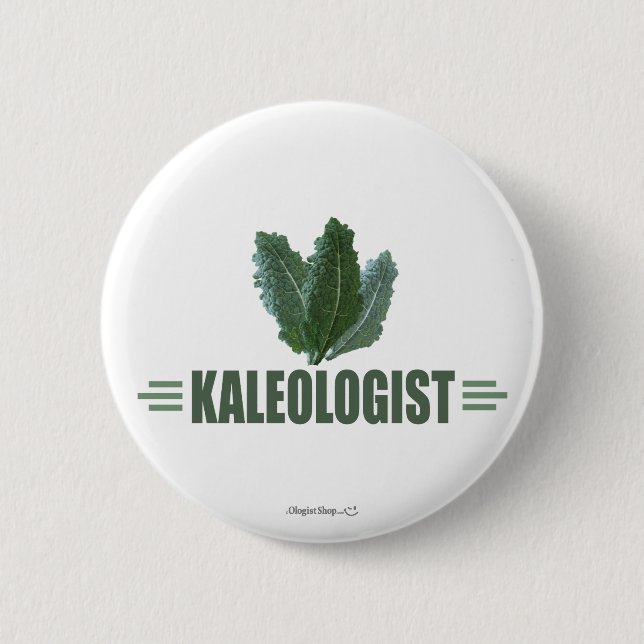 Funny Kale 6 Cm Round Badge (Front)