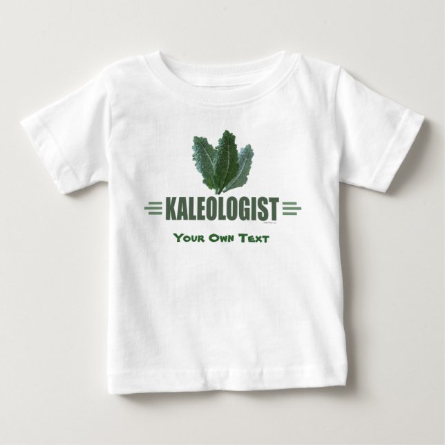 Funny Kale Baby T-Shirt (Front)