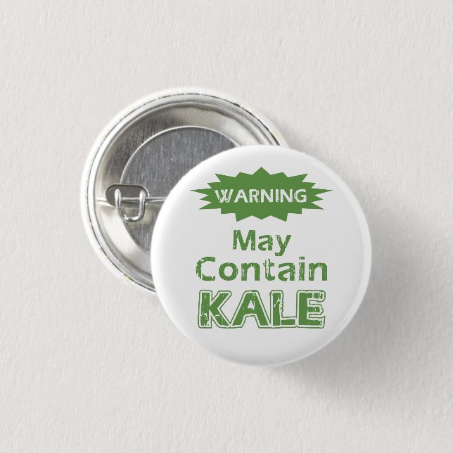 Funny Kale Button (Front & Back)