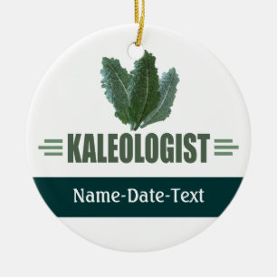 Funny Kale Ceramic Tree Decoration