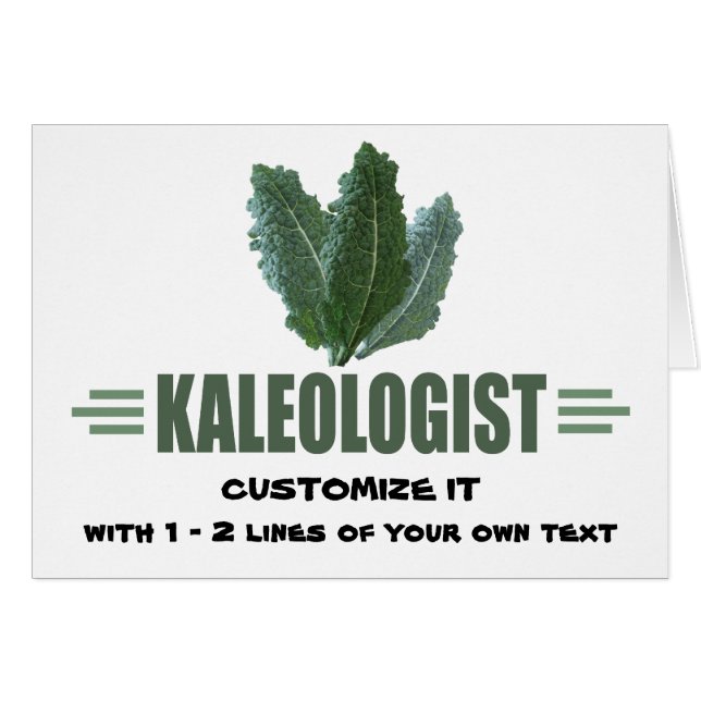 Funny Kale Lover (Front Horizontal)