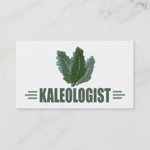 Funny Kale Lover Business Card