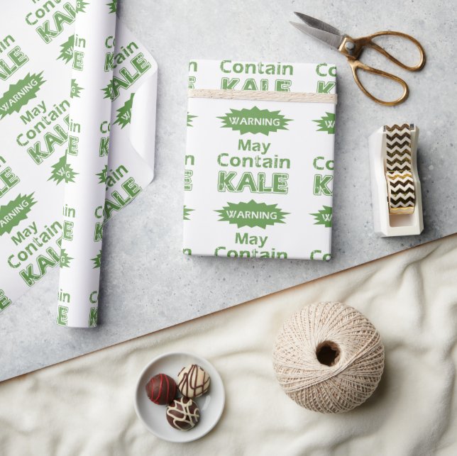 Funny Kale themed Saying Wrapping Paper (Crafts)