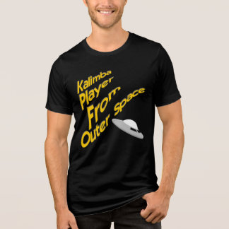 Funny Kalimba and UFO Tri-Blend Shirt