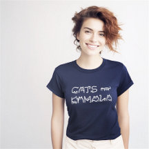 Funny Kamala Cat Typography Original