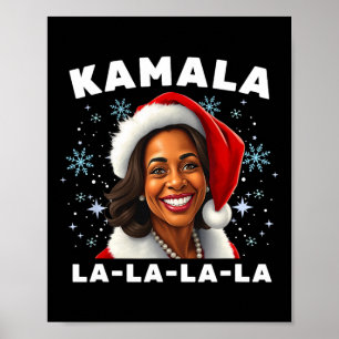 Funny Kamala Harris 2024 Christmas Comma La Men Wo Poster