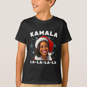 Funny Kamala Harris 2024 Christmas Comma La Men Wo T-Shirt
