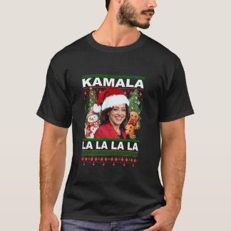 Funny Kamala Harris 2024 Christmas Comma La Men Wo T-Shirt