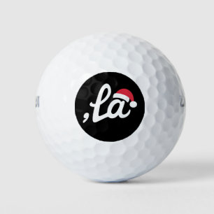 Funny Kamala Harris 2024 Comma La Christmas Golf Balls