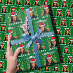Funny Kamala Harris 2024 Green Christmas  Wrapping Paper<br><div class="desc">Funny Kamala Harris 2024 Green Christmas</div>