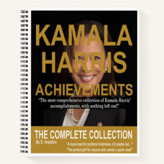 Funny Kamala Harris Political Humour, Gag Gifts  Notebook