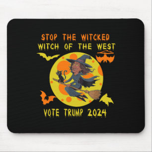 Funny Kamala Harris Stop The Wicked Witch Of The W Mouse Mat