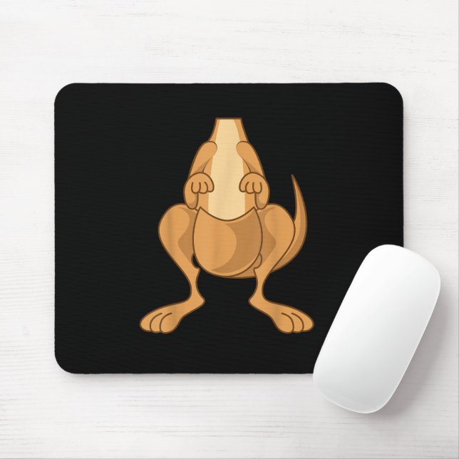 Funny Kangaroo Costume Funny Halloween Easy DIY Mouse Mat (With Mouse)