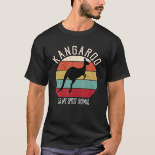 Funny Kangaroo Is My Spirit Animal Lover Men Women T-Shirt