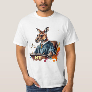 Funny Kangaroo Judge in Kangaroo Court T-Shirt