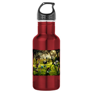 Funny Kangaroo Koala Wombat Emu Cycling 532 Ml Water Bottle