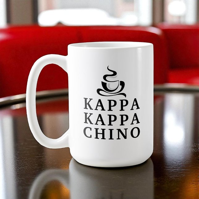 Funny Kappa Kappa Chino Campus Humour Coffee Mug (Creator Uploaded)