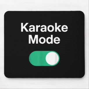 Funny Karaoke Art For Men Women Music Singer Karao Mouse Mat