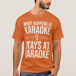 Funny Karaoke Designs for Men Women Singers Music T-Shirt