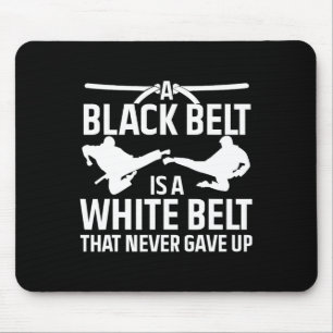 Funny Karate Black Belt For Men Women Taekwondo Ju Mouse Mat