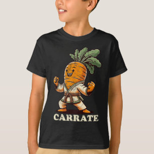 Funny Karate Carrot Carrate Karate Trainer Karate T-Shirt