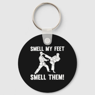 Funny Karate Design for Men Women Karate Martial Key Ring