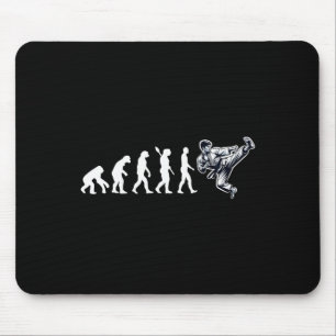 Funny Karate Evolution Martial Arts Lover Karate B Mouse Mat
