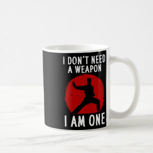 Funny Karate For Men Women Karate Black Belt Marti Coffee Mug