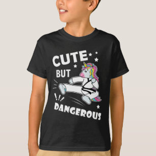 Funny Karate Girl Birthday Gift Shirt Cute But Dan