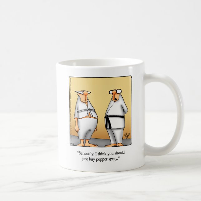 Funny Karate Humour Mug Gift (Right)