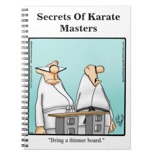 Funny Karate Humour Notebook