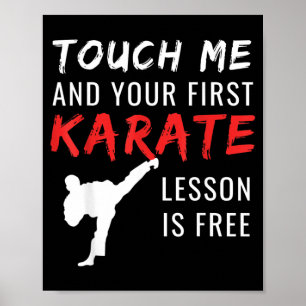 Funny Karate Poster