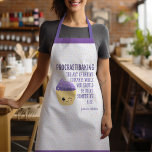 Funny Kawaii Cupcake Sprinkles Procrastibaking Apron<br><div class="desc">Cute and Funny Kawaii Cupcake Sprinkles Procrastibaking Apron - This hilarious and cute kawaii cupcake apron is an absolute “deal-baker”. It features the definition of “Procrastibaking” - which is the important art of baking cupcakes while you should be doing something else. A cool gift option for anyone who loves to...</div>