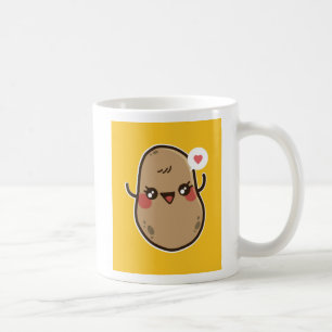 Funny Kawaii Potato Cute Girls Teen Graphics Gifts Coffee Mug