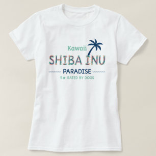 Funny Kawaii Shiba Inu Paradise Dog Mum Dog Lover T-Shirt