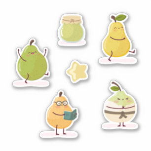 Funny kawaii-style set