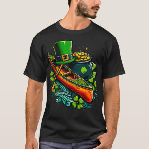 Funny Kayak St Patricks Day Kayaking Kayaker Men W T-Shirt