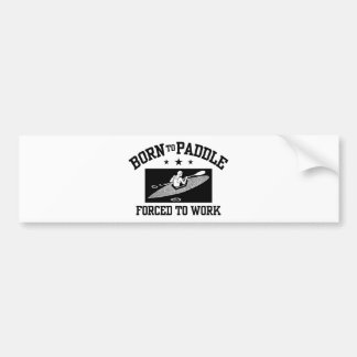 Funny Kayaking Bumper Sticker