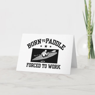 Funny Kayaking Card