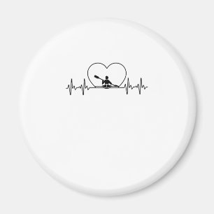 Funny Kayaking Design For Men Women Paddle Boating Magnet