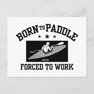 Funny Kayaking Postcard