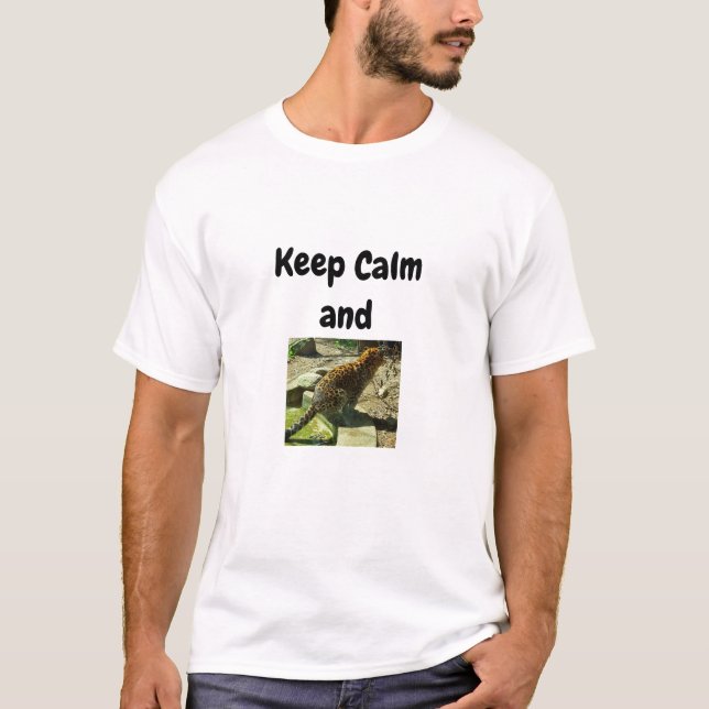 Funny Keep Calm and T-shirt (Front)