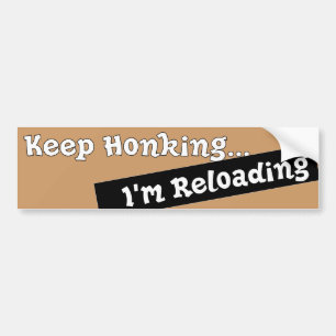 Funny Keep Honking Bumper sticker auto Humourous