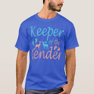 Funny Keeper of the Gender Reveal Baby Pink of Blu T-Shirt